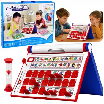 LEAN TOYS Memory Game Guess Who on Time Portable Hourglass Board
