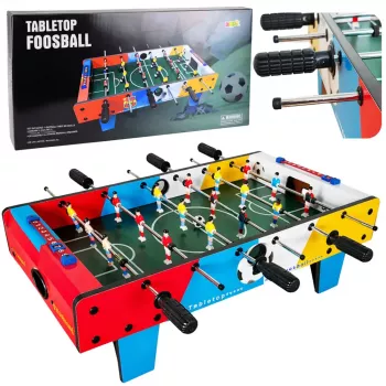 LEAN TOYS Mini Table Football Skill Game Table 2 Balls Football 69 cm