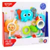 LEAN TOYS Sensory Arch with Elephant for Crib, Car Seat, Stroller, Mirror, Rattle