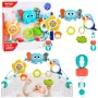 LEAN TOYS Sensory Arch with Elephant for Crib, Car Seat, Stroller, Mirror, Rattle