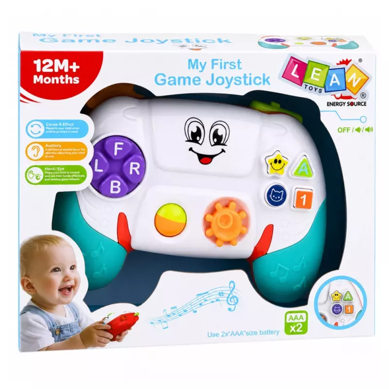 LEAN TOYS Interactive Educational Pad for Toddlers Lights Sounds Melodies