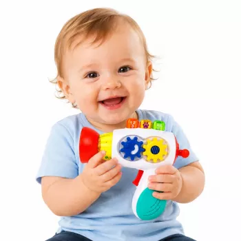 LEAN TOYS Interactive Baby Dryer with Lights, Sounds, Gears and Balls