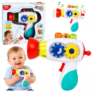 LEAN TOYS Interactive Baby Dryer with Lights, Sounds, Gears and Balls