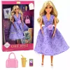 LEAN TOYS Anlily Fashion Doll Purple Dress with Hearts un Somas Aksesuāru Komplekts