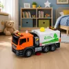LEAN TOYS Street Sweeper Truck ar ūdens smidzināšanas sistēmu, gaismām un skaņu