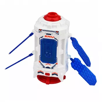 LEAN TOYS Space Ship Satellite Capsule Communication Antenna Astronaut Set
