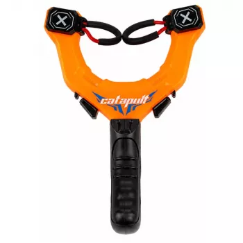 LEAN TOYS Sports Set of Skill Slingshot with Whistling Arrows Orange 15M