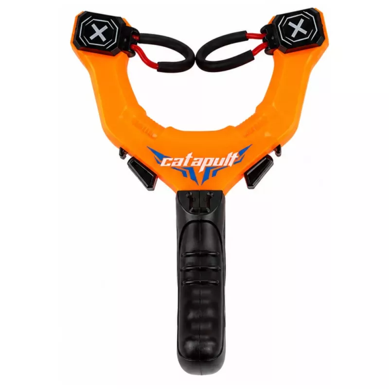 LEAN TOYS Sports Set of Skill Slingshot with Whistling Arrows Orange 15M