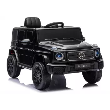 LEAN CARS Mercedes G 4x4 24V 2580 Black Battery-Operated Vehicle
