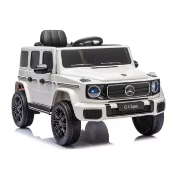 LEAN CARS Mercedes G 4x4 24V 2580 Battery-Operated Vehicle White