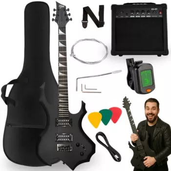 V-TONE EGS 39 MBK elektriskā ģitāra 4/4 Black Matte