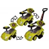 LEAN CARS Toddlers Ride On Push Along with Parent Handle Mega Car 3in1 Yellow