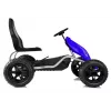 LEAN CARS Pedal Go Kart B012 Inflatable Wheels Blue