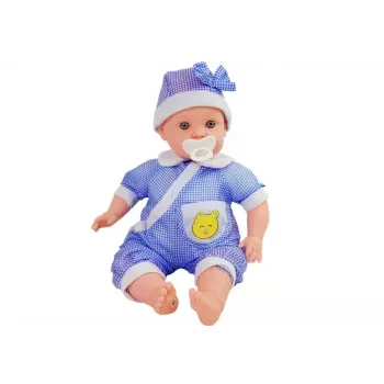 LEAN TOYS Doll Baby 45 cm Blue Clothing