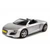 LEAN TOYS Toy Car Cabriolet Silver 1:18