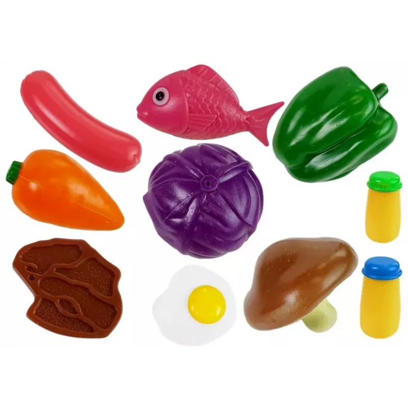 LEAN TOYS Kitchen Set Dishes Cook 22 Pieces