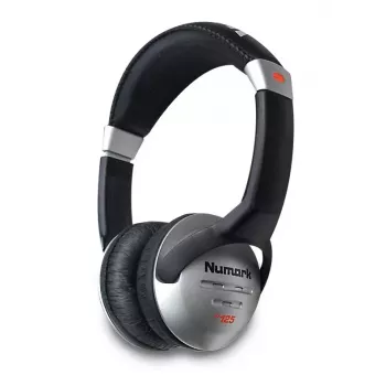 Numark HF125 DJ austiņas - pāri galvai, slēgtas, 40mm draiveri, melnas