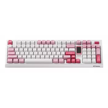 AKKO 5098B Prunus Lannesiana mehāniskā tastatūra, 98 taustiņi, trīs režīmi, karsti maināmi slēdži, RGB, PBT ASA taustiņu vāciņi