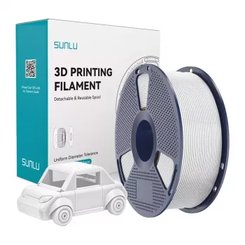 SUNLU PETG Filaments 1.75mm White 1kg