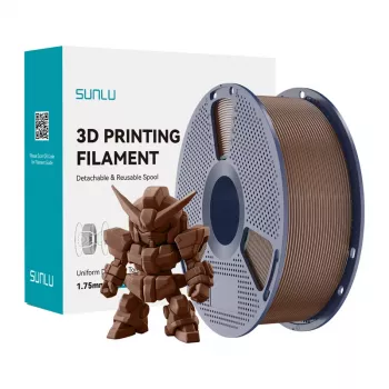 SUNLU PLA+ 2.0 Filament (Coffee Brown) 1.75mm 1kg