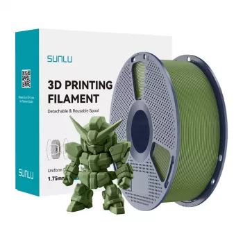SUNLU PLA+ 2.0 Filament (Olive Green) 1.75mm 1kg