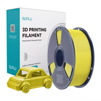 SUNLU PETG Filament 1.75 mm Yellow 1 kg