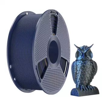 SUNLU PLA+ Silk Dual Color Filament 1.75mm Black and Blue 1kg