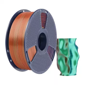 SUNLU PLA+ Silk Tri-Color Filament 1.75mm Orange Blue Green 1kg