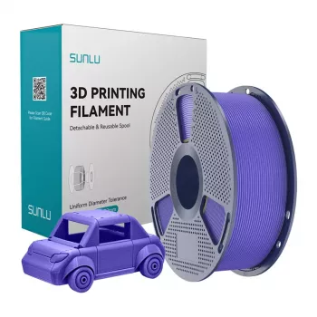 SUNLU PETG Filament 1.75 mm Lavender Purple 1 kg Spole FDM 3D printerim