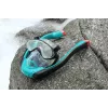 Bestway 24058 Pilnās Sejas Snorkelēšanas Maska L/XL Melna/Zila