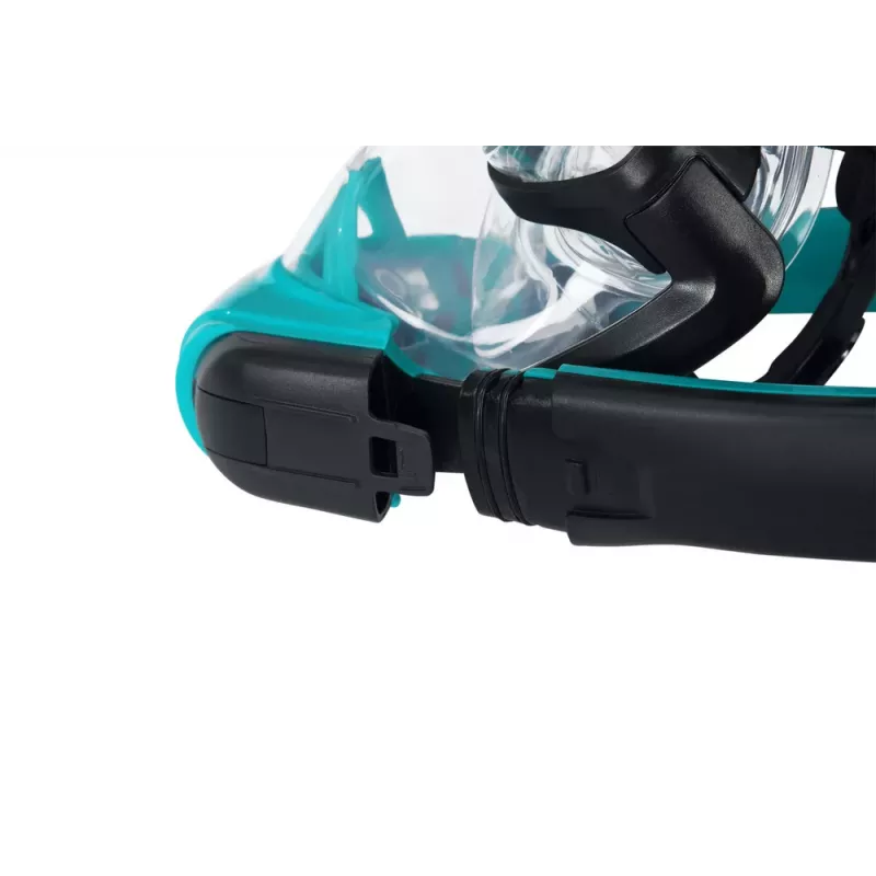 Bestway 24058 Pilnās Sejas Snorkelēšanas Maska L/XL Melna/Zila
