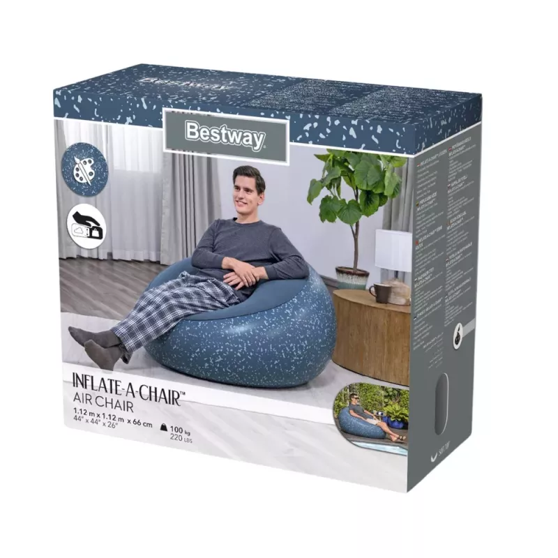 Bestway Inflatable Blue Inflate A Chair 75154