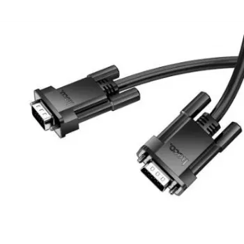 Hoco US11 VGA Male to VGA Male HD Data Cable (2m) Melns