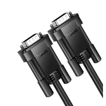 Hoco US11 VGA Male to VGA Male HD Data Cable (2m) Melns