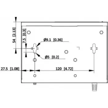 Hikvision DS-XS06-P(O-STD) 6 portu nepārvaldāms PoE+ slēdzis (4 PoE porti, 2 Gigabit augšupsaites, 60W budžets, DIN sliede)