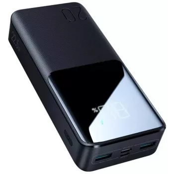 Joyroom JR-QP192 Star Series Mini 20000 mAh 22.5W Power Bank ar digitālo displeju Melns