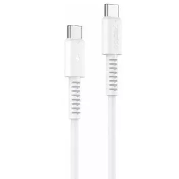 Yesido 60W USB-C to USB-C PVC Data Cable CA154 White