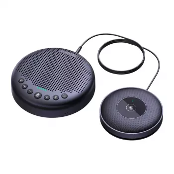 EMEET OfficeCore Luna Plus Kit Konferencesistēma - Divu skaļruņu komplekts ar Daisy Chain, 360° Visvirziena Mikrofonu, USB-C un Bluetooth 5.0, Trokšņu Samazināšanu, 15h Akumulatoru