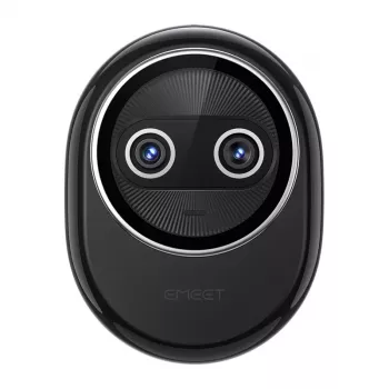 EMEET Piko+ Webcam 4K UHD with Autofocus, Dual Microphones, Privacy Shutter, USB-C, Black