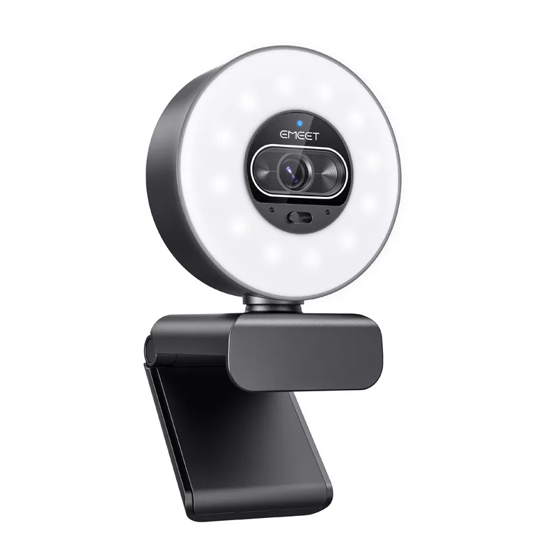 EMEET SmartCam S600L Webcam - 2K QHD, Autofocus, Dual Microphones, Privacy Shutter, USB-A