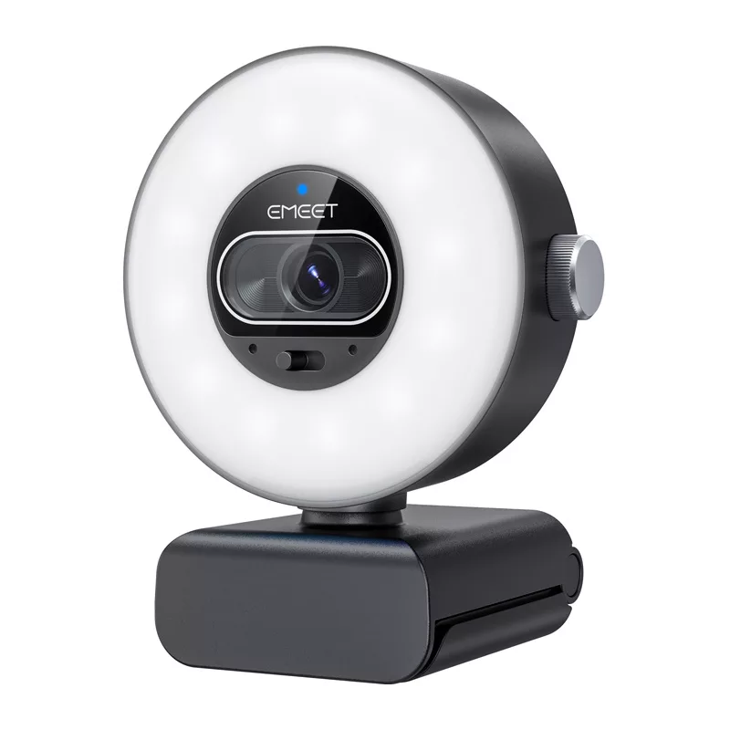 EMEET SmartCam S600L Webcam - 2K QHD, Autofocus, Dual Microphones, Privacy Shutter, USB-A
