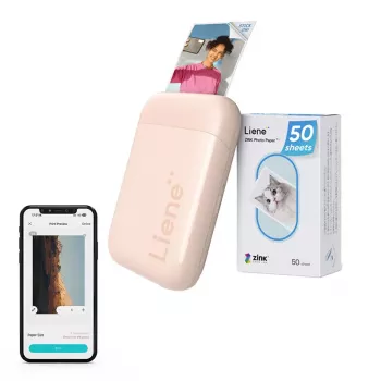 Liene Pearl 2x3 Portable Photo Printer (Pink)