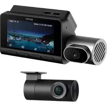 70mai T800 4K Dash Cam ar aizmugures kameru RC41 4K HDR + SD 512GB
