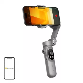 AOCHUAN X Gimbal (Gray) - 3-Assu viedtālruņa stabilizators
