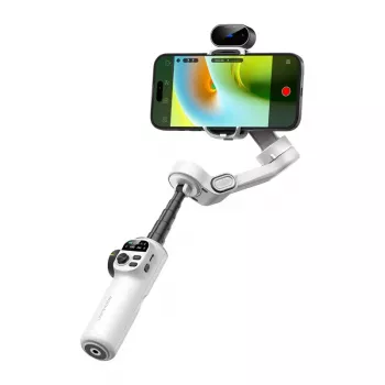 AOCHUAN X2 Gimbal ar AI sensoru (Balts)