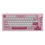 AKKO 5075 V3 mehāniskā tastatūra 75% 82 taustiņi vairākrežīmu bezvadu/Bluetooth/USB-C Hot-Swappable PBT ASA RGB Gasket Mount Black & Cyan