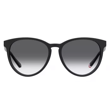 TOMMY HILFIGER Sieviešu saulesbrilles TH1724S8079O – Melns rāmis, Pelēkas lēcas, 56mm