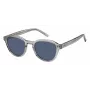 TOMMY HILFIGER TH-1970-S-KB7 Vīriešu taisnstūra saulesbrilles Melnas/Pelēkas 49mm