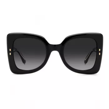 ISABEL MARANT Sieviešu saulesbrilles IM-0120-S-807 - Taisnstūra acetāta rāmis, pelēkas polikarbonāta lēcas, 52mm