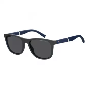 TOMMY HILFIGER TH-2042-S-FLL Vīriešu taisnstūra saulesbrilles Havana Brown 54/18/145 mm